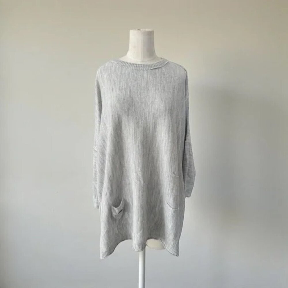 Catalina Sweater in Ash by Mersea - One Size - Picture 6 of 9